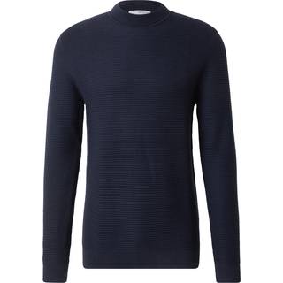 Tion Structure Mock Neck Striktrøje, Sky Captain, XL