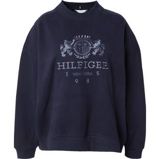 Curve Logo Embroidery Relaxed Sweatshirt