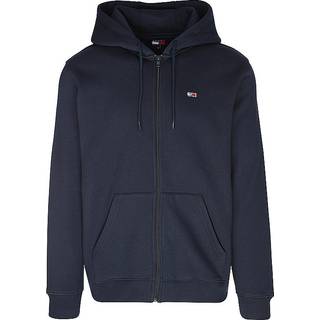 Tommy Jeans Flag Logo Full Zip Hoodie Navy