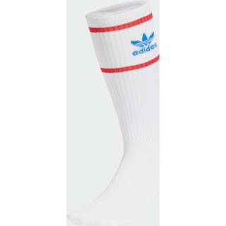 David Beckham Originals Crew sokker - White / Bright Royal / Lush Red - 40-42