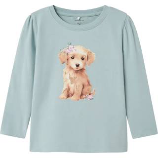 NAME IT Langærmet Bluse Ramoni Gray Mist