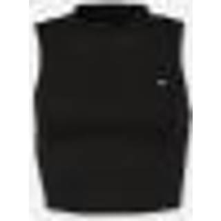 Slim Mock Turtleneck Cropped Tank Top