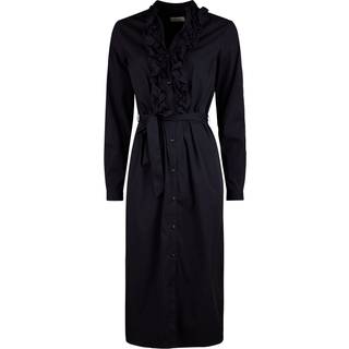 Stenströms Ivona Marine blå kjole | Dame |Kjoler | Feminine | Størrelse: XL | Marine blå | Solid | Lange Ærmer