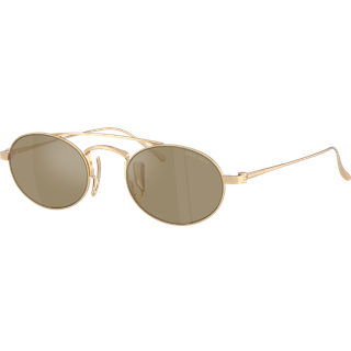 Giorgio Armani AR6161T 30130W 49 Solbriller Mænd Guld - Pale Plated Gold - 49mm