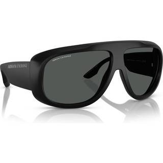 Armani Exchange AX4143SU 808787 67 Solbriller Mænd Black - Matte Black - 67mm