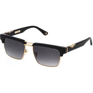 Police Mand SPLP25 ORIGINS 62 300 Solbriller Metal Guld Røg Firkantet Normal Skygge