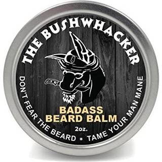 Badass Beard Care Beard Balm - Bushwhacker Duft 2 oz - Alle naturlige ingredienser holder sk?g og bart fuldt bl?dt og sundt reduceret kl?ende og