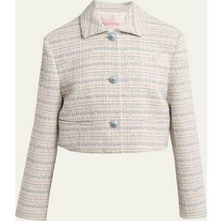 Valentino Mossi cotton-blend jacket - blue - L