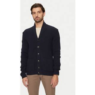 bugatti Herren Cardigan blau unifarben