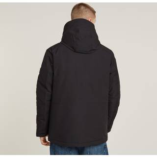 Vodan Padded Hooded Jacket - Black - Men
