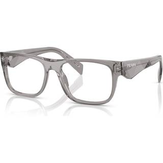 Prada Mand PR 22ZV 16Z1O1 Optiske stel Acetat Grå Transparent Pillow Normal