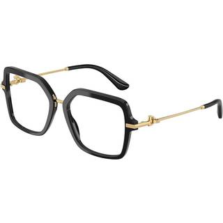 Dolce & Gabbana Kvinde DG3396 501 Optiske stel Acetat Sort Transparent Firkantet Normal