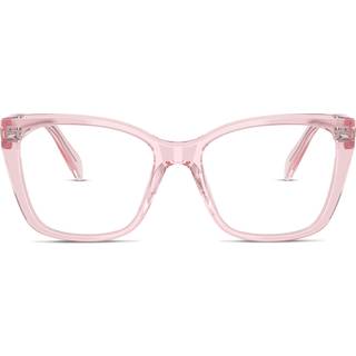 Swarovski SK2008 3001 53 Briller Kvinder Lyserød - Transparent Pink - 53mm