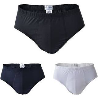 Novila Herren Sport-Slip weiß Baumwolle & Mix unifarben
