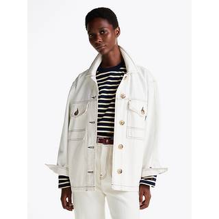 Oversized Denim Utility Jacket