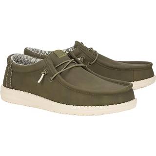 HeyDude Wally Classic Sneaker Herrer størrelse 44 farve olivengrøn
