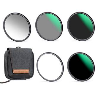 K&F Concept 49mm Magnetic GND8 ND8 ND64 ND1000 Magnetisk grundl?ggende ring Caemra Lens Filter Kit (5 Pack) -Optical Glass Neutral Density Filter