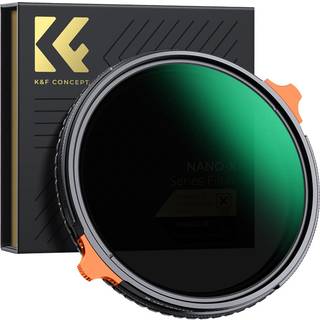 K&F Concept 37mm ND4-64 (2-6 stop) og objektiv Filter Variabel & CPL Polarisatorer Filter 2-i-1 28 Multi-coated polariserende og neutral t?thed K