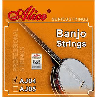Banjo Strings 4 String Alice 3 s?tter banjo-streng 09-30 Velafbalanceret tone med s?lvbelagt kobberlegering s?rstrenge