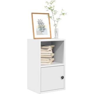 Bogreol 31X24X Konstrueret Træ Antikt Træ - Hvid / 52 cm