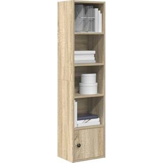 bogreol 31x24x127 cm konstrueret træ sonoma-eg