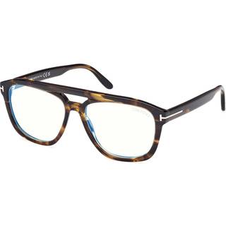 TOM FORD Mand FT6024-B 055 Optiske stel Acetat Havana Firkantet Normal