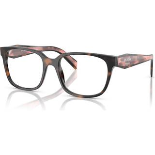 Prada Kvinde PR 17ZV 23A1O1 Optiske stel Acetat Skildpadde Transparent Firkantet Normal
