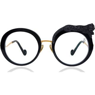 Anna-Karin Karlsson ROSE ET LA ROUE OPTICAL Black Krystalklar Standard Briller Kvinder Black - Black with Crystals - Standard