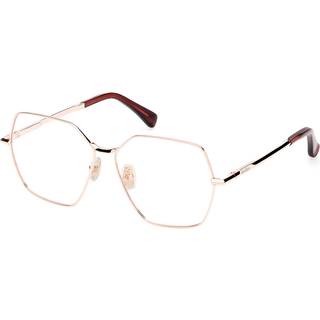 Max Mara Kvinde MM5154 033 Optiske stel Metal Guld Rund Normal
