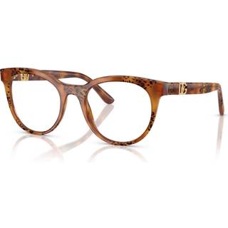 Dolce & Gabbana DG3399 3380 50 Briller Kvinder Tortoiseshell - Brown Leopard Print Tortoise - 50mm