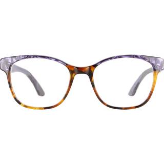 VANNI V1632 A356 50 Briller Kvinder Tortoiseshell - Red Brown Tortoise Top Purple Marble - 50mm