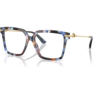 Dolce & Gabbana DG3397 3443 54 Briller Kvinder Tortoiseshell - Blue Brown Tortoise - 54mm