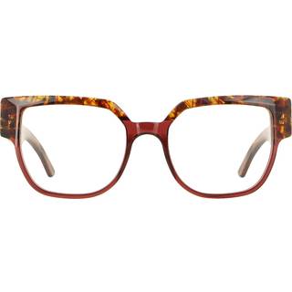 VANNI V1666 A892 53 Briller Kvinder Rød - Transparent Red Top Tortoise - 53mm