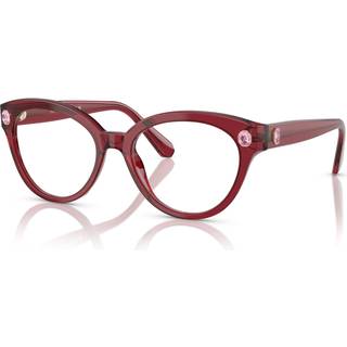 Swarovski SK2037 1055 52 Briller Kvinder Krystalklar - Transparent Burgundy - 52mm