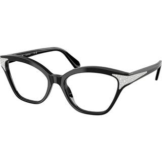 Swarovski Kvinde SK2029 1001 Optiske stel Acetat Sort Transparent Cat Eye Normal