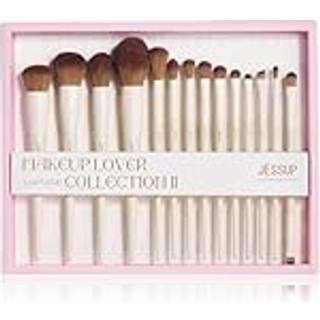 Jessup makeup b?rster 14 stk makeup b?rste s?t premium syntetisk pulver foundation kontur r?dme concealer ?jenskygge blanding liner make up pense