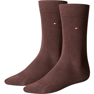 Tommy Hilfiger Herren Socken braun Baumwolle & Mix unifarben