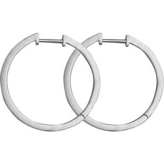 byBiehl Grace Hoop Large Sterling Sølv Øreringe
