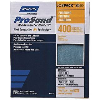 Sandpapirark Super Fine 400 Grit PK20