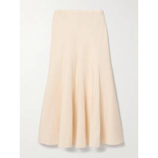 Khaite Lenno silk and cotton maxi skirt - neutrals - S