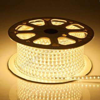 5 m. vandtæt LED strip (Type Q) - 230V, IP67, 120 LED, 6W pr. meter - Forpakning : Salg, Kulør : Neutral
