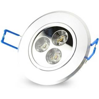 LEDlife 3W indbygningsspot - Hul: Ø7-8 cm, Mål: Ø8,4 cm, 4 cm høj, dæmpbar, 12V/24V - Dæmpbar : Dæmpbar, Kulør : Varm