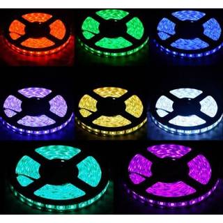 14W/m RGB vandtæt LED strip - 5m, IP68, 60 LED pr. meter