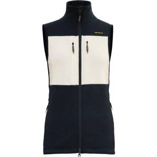 Devold Women's Egga Grid Merino Vest Uldvest Damer størrelse S farve sort