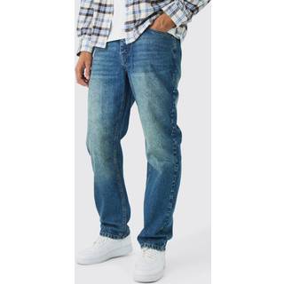 Mens Relaxed Rigid Jean In Vintage Blue