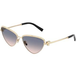 Tiffany & Co. TF3107KB 622116 59 Solbriller Kvinder Guld - Pale Gold Plated With Gems - 59mm