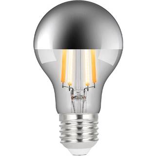 e3light - Pære 7,3W (806lm) CRI95 2000-2700K dæmpbar. Øverst spejlet krom E27 -