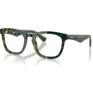 Burberry Mand BE2417 4125 Optiske stel Acetat Grøn Transparent Firkantet Normal