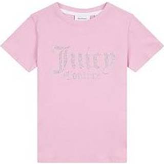 Juicy Couture Juicy Couture Pink Fitted Diamante T-Shirt