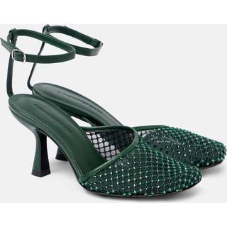 Christopher Esber Minette 80 crystal-embellished pumps - green - EU 38